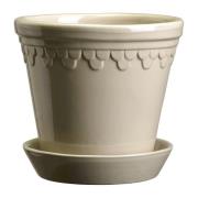 Bergs Potter Københavner ruukku lasitettu Ø12 cm Sand Stone