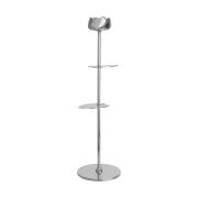 Hilke Collection Ninfea Alta kynttilänjalka 35 cm Nikkelöity messinki.