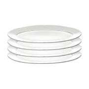 Serax Silhouette ovali lautanen M 15x24,5 cm 4 kpl White
