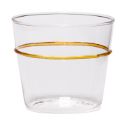 Hübsch Orbit-juomalasi 20 cl Keltainen