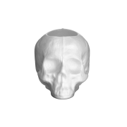 Kosta Boda Skull kynttilälyhty 8,5 cm Valkoinen