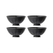 Bloomingville Yoko kulho 13,5 cm, 4-pakkaus Musta