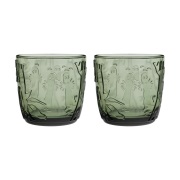 Moomin Arabia Moomin juomalasi 28 cl 2-pakkaus Männynvihreä