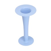 Design Letters Trumpet 2-in-1 vaasi ja kynttilänjalka 24 cm Blue