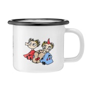Muurla Moomin emalimuki 1,5 dl Thingumy and bob
