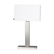 By Rydéns Prime pöytälamppu 69 cm Harjattua terästä-valkoinen varjosti...