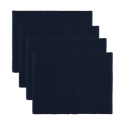 Linum Uni pöytätabletti 35x46 cm 4-pack Tumman laivastonsininen