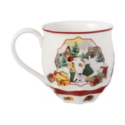 Villeroy & Boch Toy's Fantasy muki 38 cl Valko-punainen