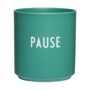 Design Letters Design Letters suosikkikuppi 25 cl Pause-antique green