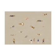 Fine Little Day Swimmers juliste Beige, 50x70 cm