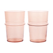 Ferm Living Boya juomalasi korkea 45 cl 2-pack. Blush
