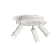 Herstal Pipeline spotlight pyöreä 3 Mattavalkoinen