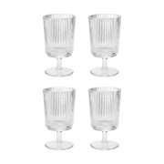 Stelton Pilastro viinilasi 18 cl 4-pack Kirkas