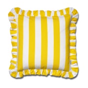 Classic Collection Ruffle Stripes tyynynpäällinen 50x50 cm Yellow