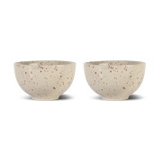 Sagaform Ditte kulho 2 kpl Beige-viininpunainen