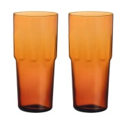 Iittala Solare juomalasi korkea 39 cl 2-pack. Kupari