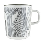 Marimekko Kukat Puhkeavat muki 25 cl White-forest green-black