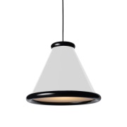 Belid Belle riippuvalaisin Ø36 cm Kiiltävä valkoinen - kiiltävä musta