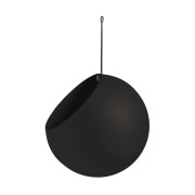 AYTM GLOBE riippuva ruukku Ø21 cm k32 cm Musta