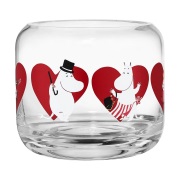 Muurla Mumin-lyhty Ø9x8 cm Sydän