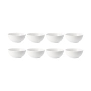 Rörstrand Swedish Grace kulho 60 cl 8-pakkaus - Lumi (valkoinen) Swedi...