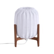 Watt & Veke Prisma pöytälamppu Dark ash-White, Mini Ø16×24,3 cm