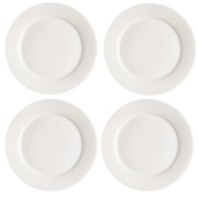 Scandi Living Kalk-lautanen 28 cm 4-pack valkoinen