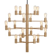 Herstal Manola 20 kattokruunu Satin brass