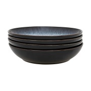Denby Halo pastakulho 22 cm, 4-pakkaus Sininen-harmaa-musta