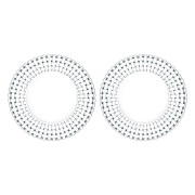 Nachtmann Bossa Nova lautanen 27 cm, 2-pakkaus Kirkas