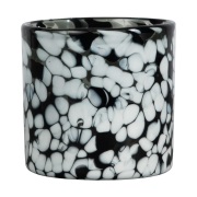 Byon Calore kynttilälyhty XS Ø 10 cm Black-white