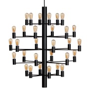 Herstal Manola 30 -kattokruunu Musta