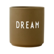 Design Letters Design Letters suosikkikuppi 25 cl Dream-olive