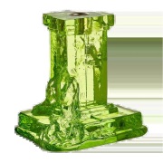 Kosta Boda Rocky Baroque -kynttilänjalka 150 mm Kryptoniitti