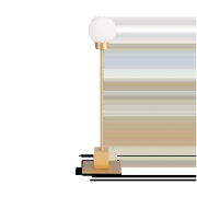 Northern Snowball pöytävalaisin 41 cm Brass