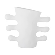 Bloomingville Pernilla vaasi 26 cm pitkä Valkoinen