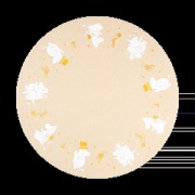 Muurla Moomin pöytätabletti Ø38 cm Sparkling stars