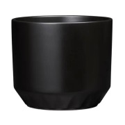 Arabia Ilona ruukku Ø12x10 cm Mattamusta