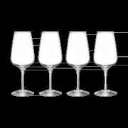 Orrefors Pulse viinilasi 38 cl 4-pakkaus Kirkas