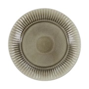 House Doctor Pleat illallislautanen Ø27 cm Harmaa-ruskea