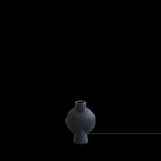 101 Copenhagen Sphere maljakko Bubl mini Musta