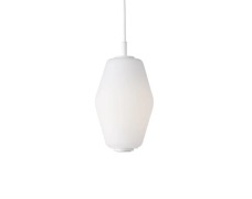 Northern Dahl pieni lasikupu kattovalaisimeen Opalinvalkoinen