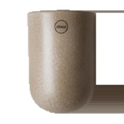 DBKD Cut seinälle ripustettava ruukku beige Medium 15 cm