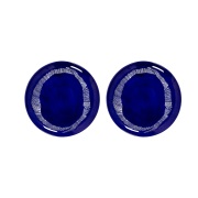 Serax Ottolenghi Feast lautanen L Ø26,5 cm 2-pakkaus Dark blue stripes...