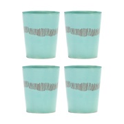 Serax Ottolenghi Feast teekuppi 33 cl 4-pakkaus Azure stripes-red