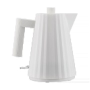 Alessi Plissé vedenkeitin 1 l Valkoinen