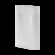 Muuto Ridge maljakko huurrettu lasi 48,5 cm White