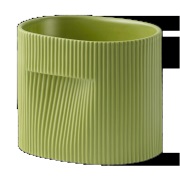 Muuto Ridge ruukku 15 cm Moss green