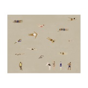 Fine Little Day Swimmers juliste Beige, 40x50 cm