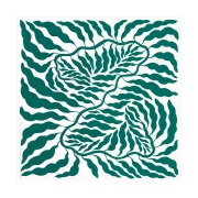 Fine Little Day Green juliste 70x70 cm